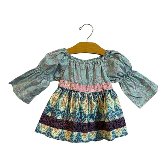 Matilda Jane Secret Fields Paisley Petals Top Size 18 Months Boho - Picture 2 of 7
